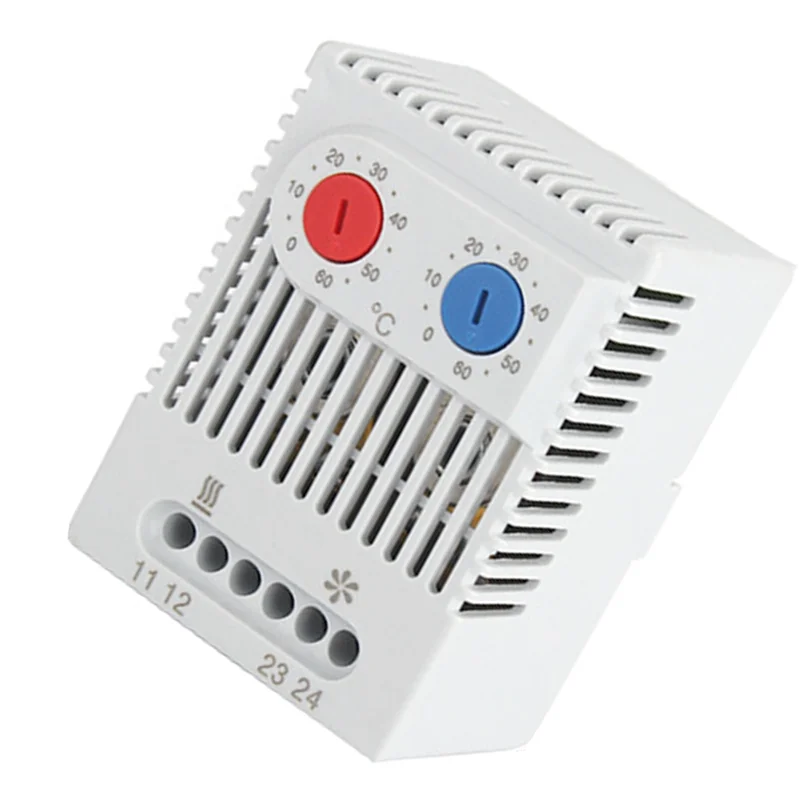 N82R ZRO 011 Rail-Type Mini Bimetallic Thermostat Mechanical Controller With Normal Open And Close Settings