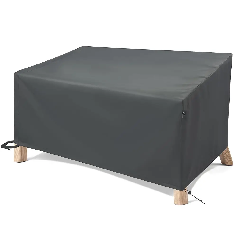

Patio Furniture Covers 2-Seater Outdoor Waterproof Heavy Duty Covers For Outdoor Furniture Sofa/Loveseat/Couch-Grey