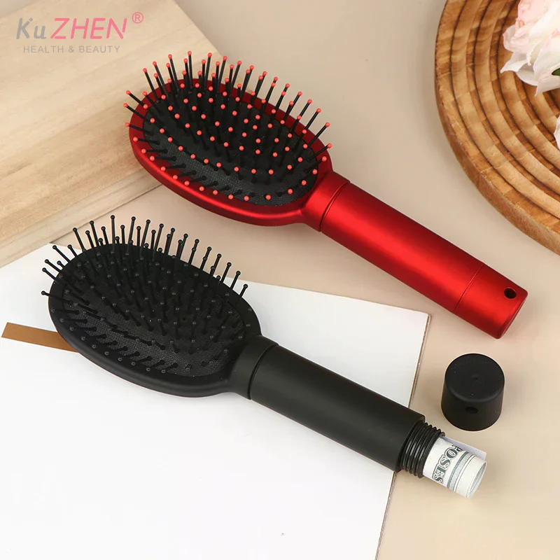 

1 шт. расческа-сейф для хранения, скрытый ящик для денег, ключей, таблеток, ювелирных украшений, с откидной крышкой