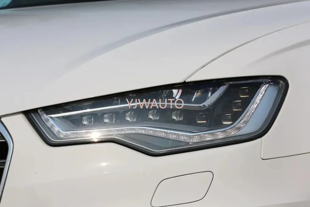 For Audi A6 S6 2011 2012 2013 2014 Headlight Cover Car Headlamp Lens Glass Replacement Front Lampshade Auto Shell