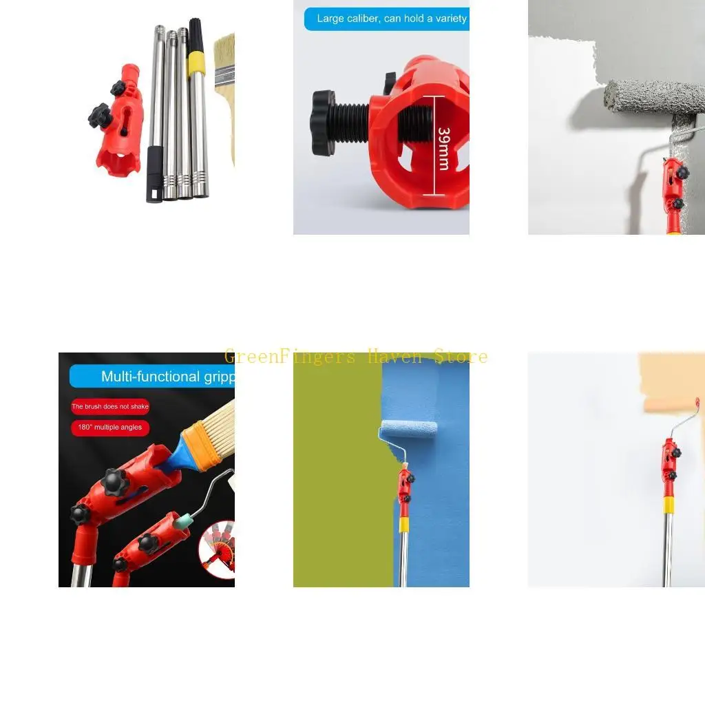 

F68D Инструмент для кромки краски Многоугольный удлинитель кисти для рисования Длинная кисть Инструмент для рисования Удлинитель