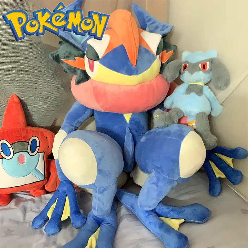 Pokemon Greninja Plush Toys Anime Animals Soft Stuffed Doll Cute Throw Pillow 70/150cm Decor Kawaii Children Birthday Xmas Gift