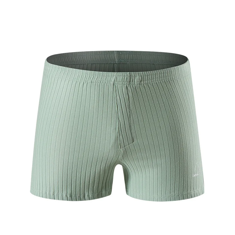 GTOPXMAN men's home pants loose solid color threaded cotton winter boxers breathable and comfortable GT231