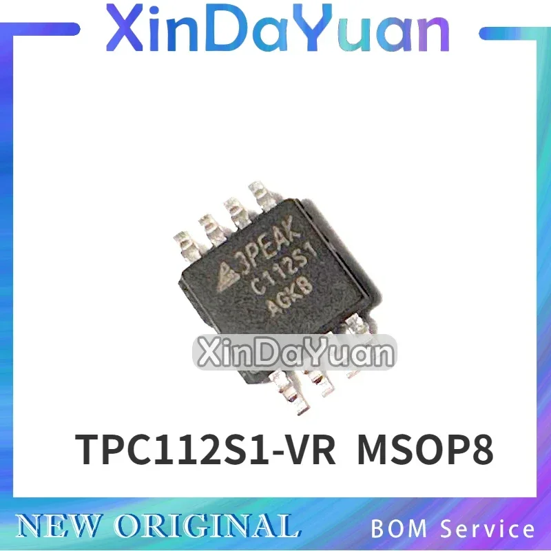 10 pcs TPC112S1-VR  MSOP-8 Digital To Analog Conversion Chip