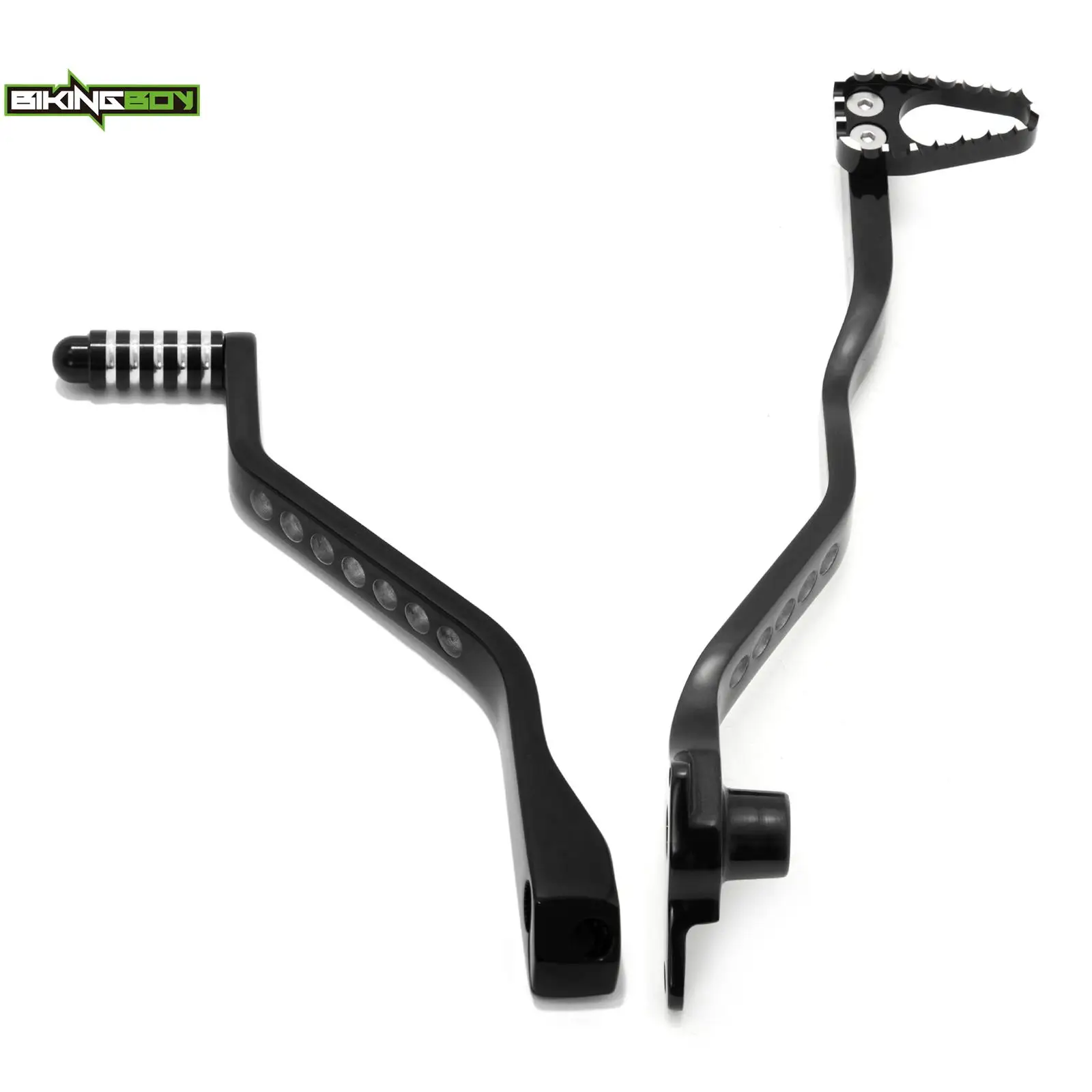 BIKINGBOY Shifter Shift Lever + Rear Brake Pedal Banshee YFZ 350 87-06 88 89 90 91 92 93 94 95 96 97 98 99 00 01 02 Forged ATV