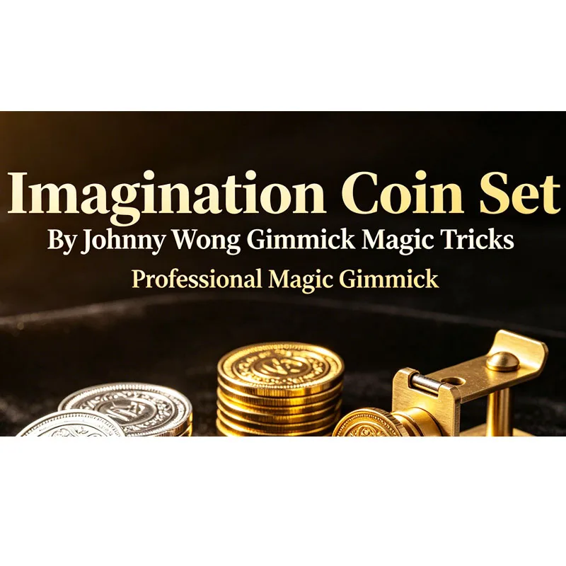 imagination-coin-set-by-johnny-wong-gimmick-magic-tricks-mentalism-close-up-magic-illusio-props-magician-coins-kit-classic