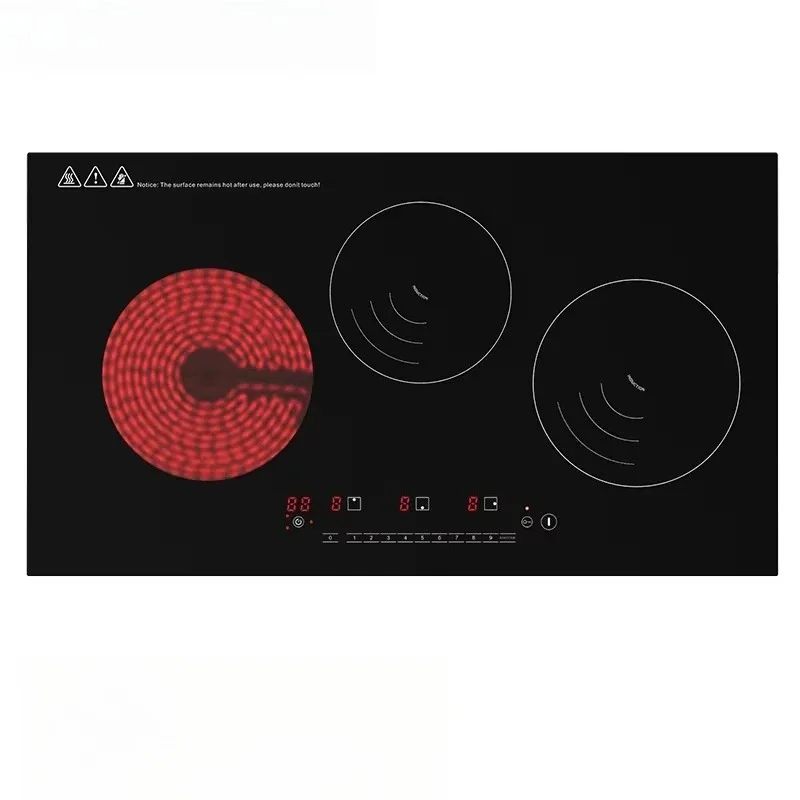 

Kitchen appliances Mixed 3 burners cooker Induction cooker