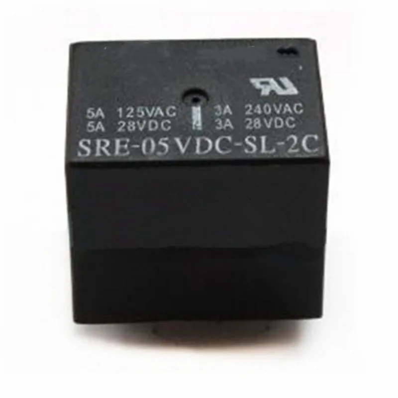 

Free shiping wholesale 10pcs/lot relay SRE-05VDC-SL-2C