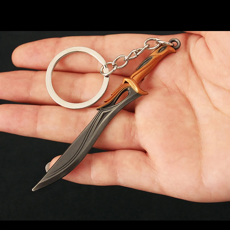 Valorant Neo Frontier Model Smite Knife Keychains CSGO Champions 2021 Karambit Sovereign Sword Model Keyrings Bakcpack Pendant