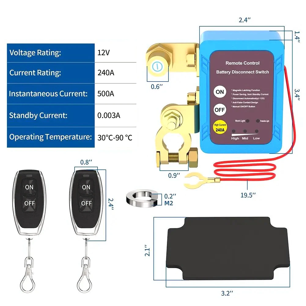 2026 Switch Cut Shut Off Power Energy Saving Protector with Leakage Indication, Anti-mispresse, Automatic Cut-Off, Alarm Fonctio