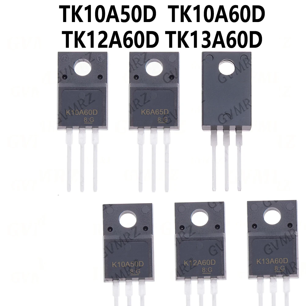 10pcs TK10A50D TK10A60D TK12A60D TK13A60D TK20A60U TK5A50D TK6A65D TK8A60DA TK8A65D TO-220F