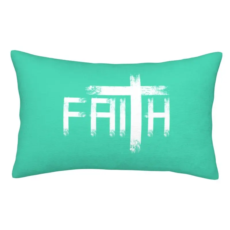 

Custom God Preacher Jesus Believer Christian Modern Throw Pillow Covers Faith Christianity Religious Pillowcases Rectangle