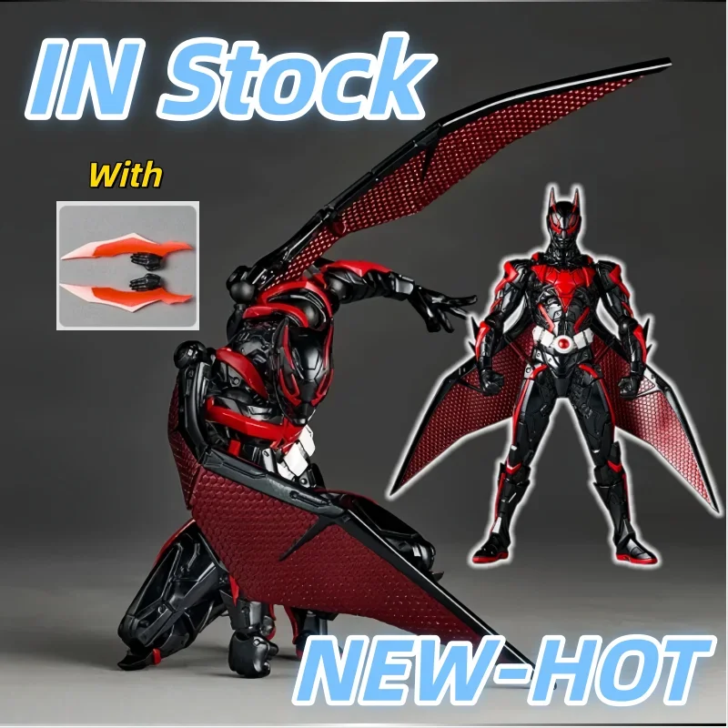 

New Hot Kaiyodo Revoltech Yamaguchi Batman Beyond The Future Anime Action Figure Figurine Ko with A Bonus Item Model Statue Toys