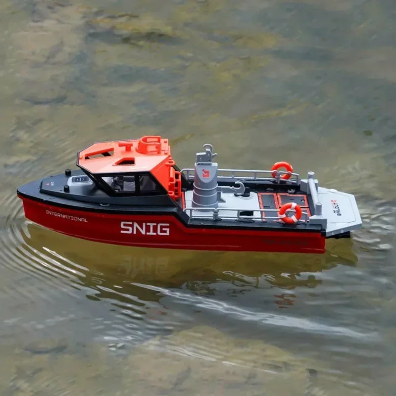 RC záchranné loď simulace modelka vysoký rychlost turbojet bezuhlíkový speedboat daleký ovládání loď modelka hračka dar elektrický hon