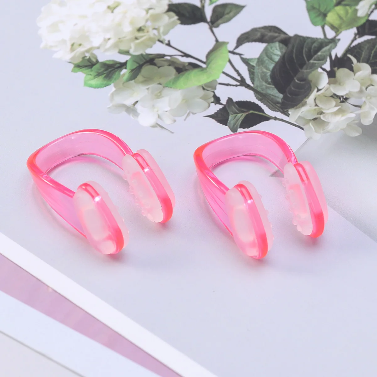 

2 Pcs Sports Swimming Nose Clip Child Adult Gear Plugs for Adults Training Protector