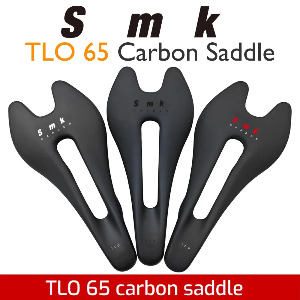 TLO-Ultra Light Full Carbon Fiber Bicycle Saddle, Road MTB Bike, Front Seat Cushion, Super Strong, 3K, 75g