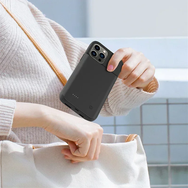 6800Mah for Iphone 16 Pro Max 15 14 Plus 13 Pro 12 Mini Battery Charger Case Power Bank Case for Iphone 16 Pro Max