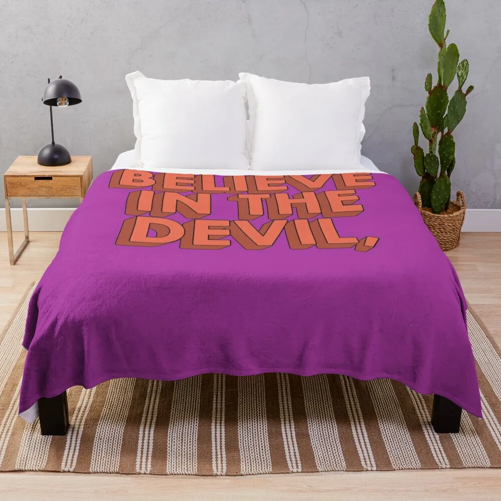 DO YOU BELIEVE IN THE DEVIL, FATHER? Throw Blanket christmas decoration Luxury Designer Quilt Blankets For Bed Blankets