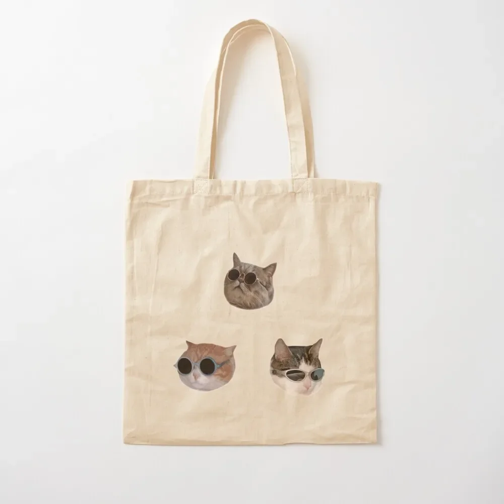 

Cool Kitties Sticker-pack Tote Bag Lady bags custom canvas bag bag for beach