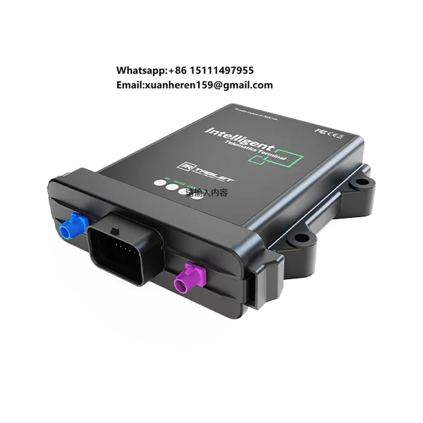 IP67/IP69K Car GPS Tracker Android 12 Telematics Terminal Box for Outdoor Working 2000mAh 4G CANBus Industrial Vehicle Smart Box