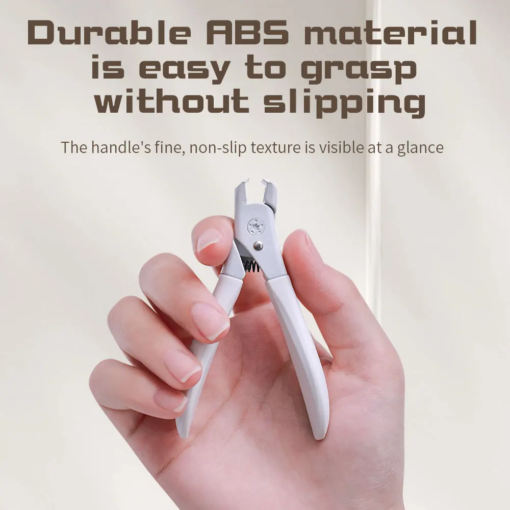 Large Caliber Nail Clipper Metal Cast Sharp Blade Professional Manicure Tool for Nails Soak Off Gel & Cat Eye Polish