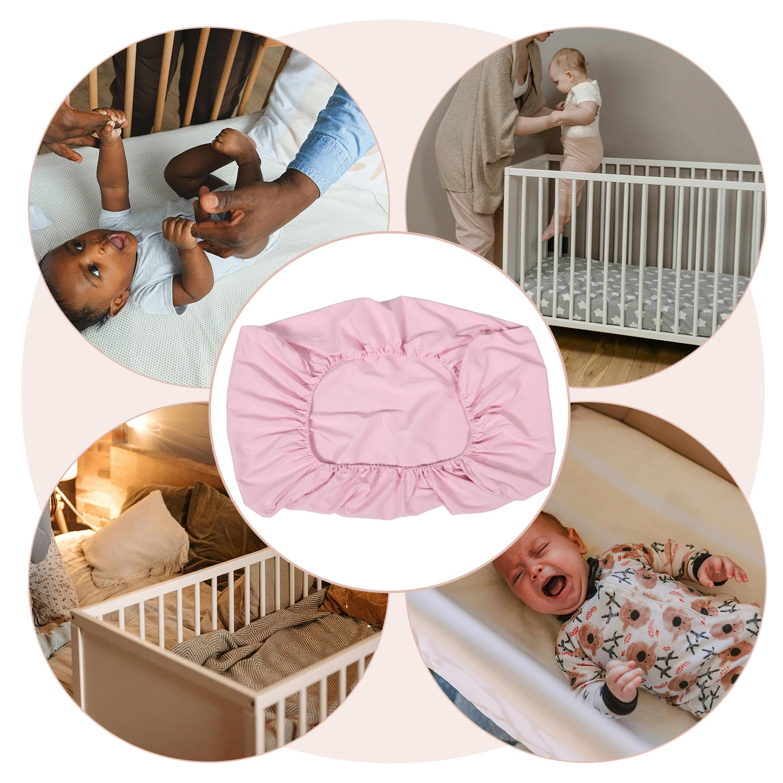 غطاء مرتبة مناسب لسرير الأطفال باللون الأزرق، غطاء مرتبة لسرير الأطفال الصغار #3