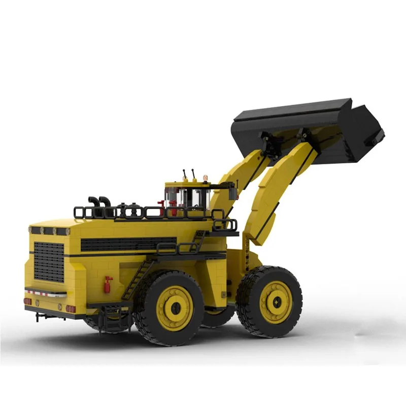 Building block loader tractor bucket machine puzzle model 1538pieces fun birthday toy festive Christmas New Year gift decoration