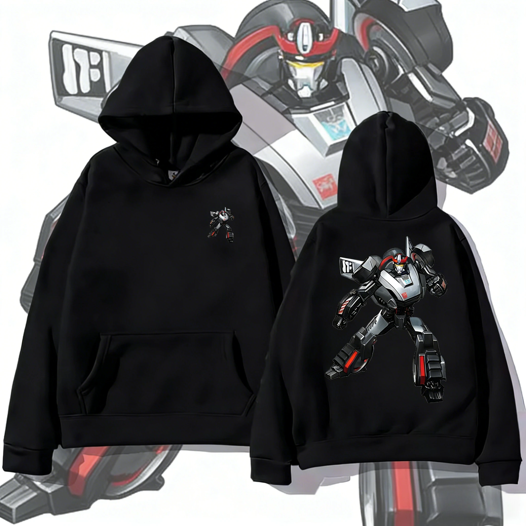 

Трансформеры 2025-26, осенне-зимняя детская толстовка с капюшоном унисекс с графическим принтом из 100% хлопка Hasbro, повседневная дышащая Y2k.