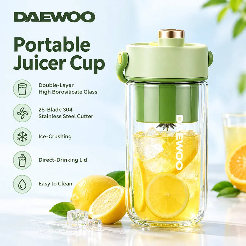 daewoo-gz008-vaso-mezclador-y-exprimidor-portatil-con-doble-capa-de-vidrio-de-borosilicato-tapa-para-bebidas-funcion-de-trituracion-de-hielo-recargable-300-ml-mini-ideal-para-viajar