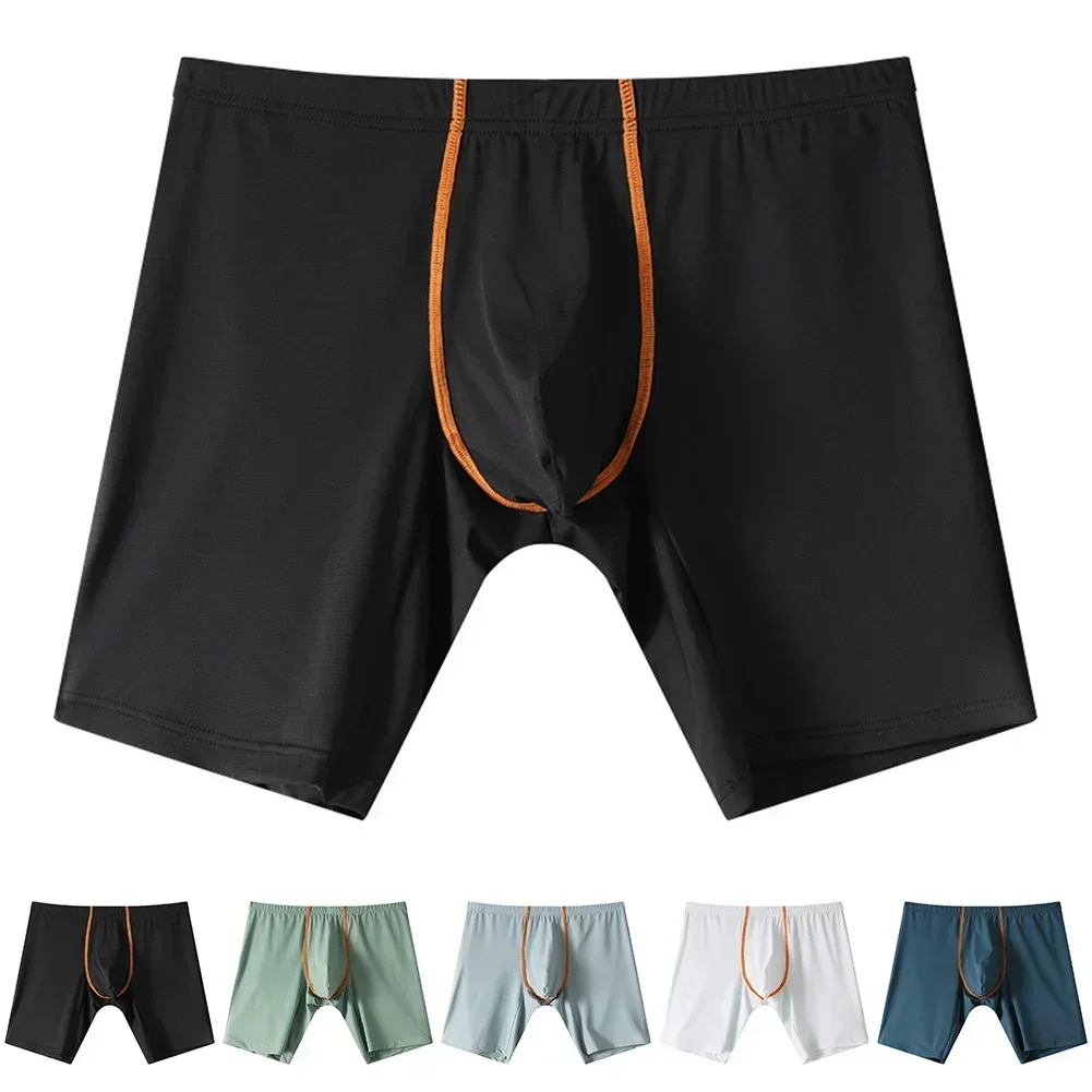 

Casual Wear Sleepwear Ice Silk Underwear Lengthened Underwear All Seasons Medium Stretch Medium Waist Sexy Style
