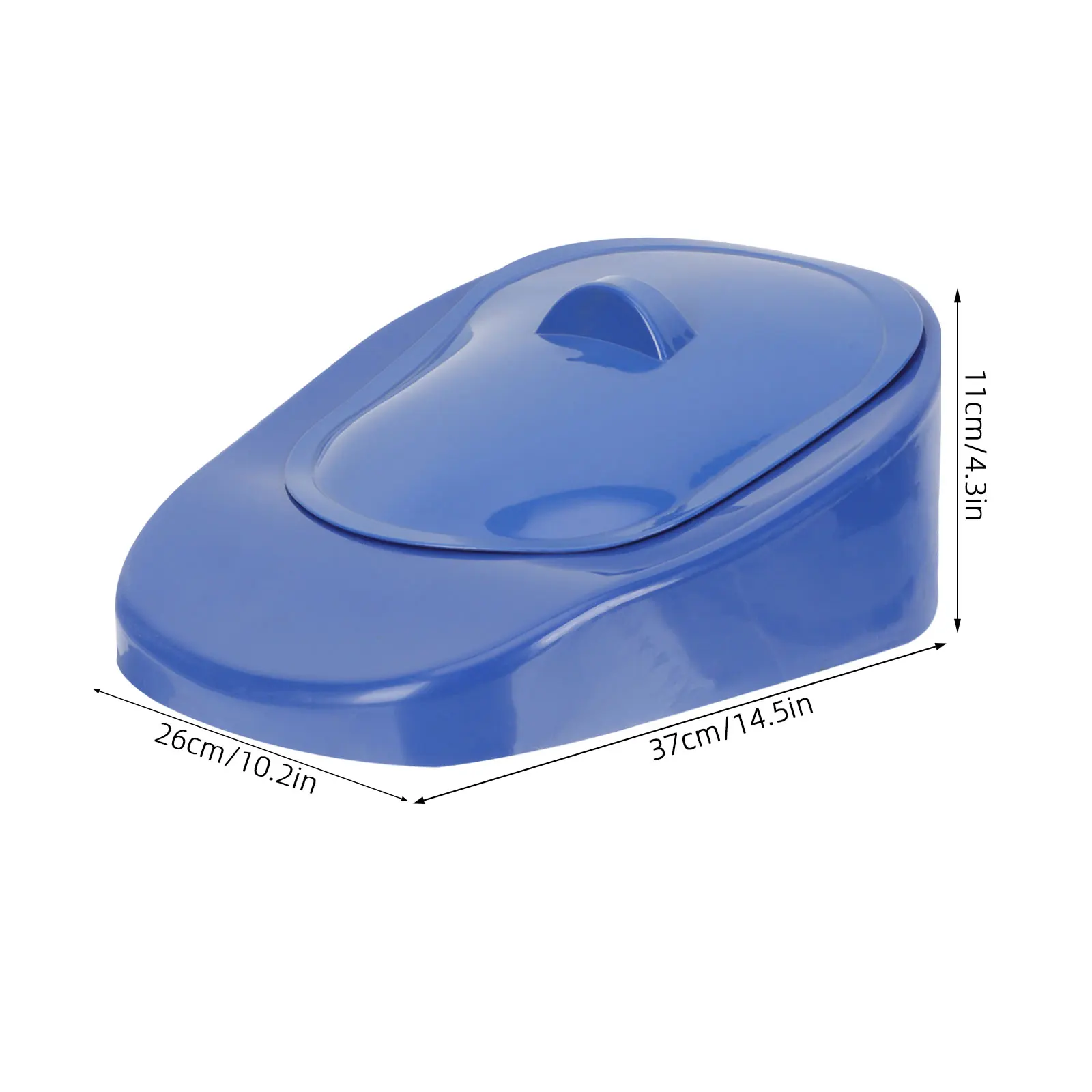 

Bedpan For Elderly Women Men Portable Plastic Urinal For Bedridden Patients Smooth Non-Stick Easy Clean Home Care Waterproof