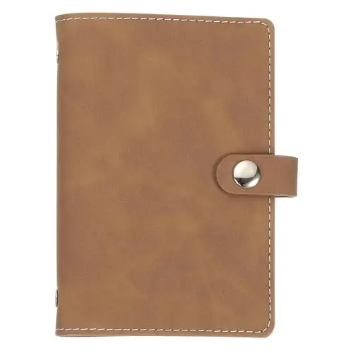 A6 Binder PU Leather Cover Protective Case Six-Hole with Magnetic Buckle Storage Binder Notebook Stationery
