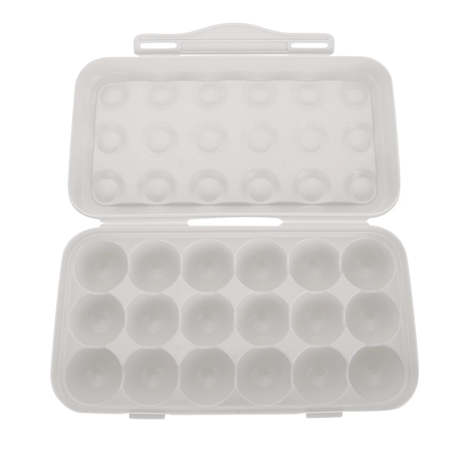 

Food Containers with Lids Egg Storage Box Organizer Cover Plastic Holder Grey Refrigerator Holders