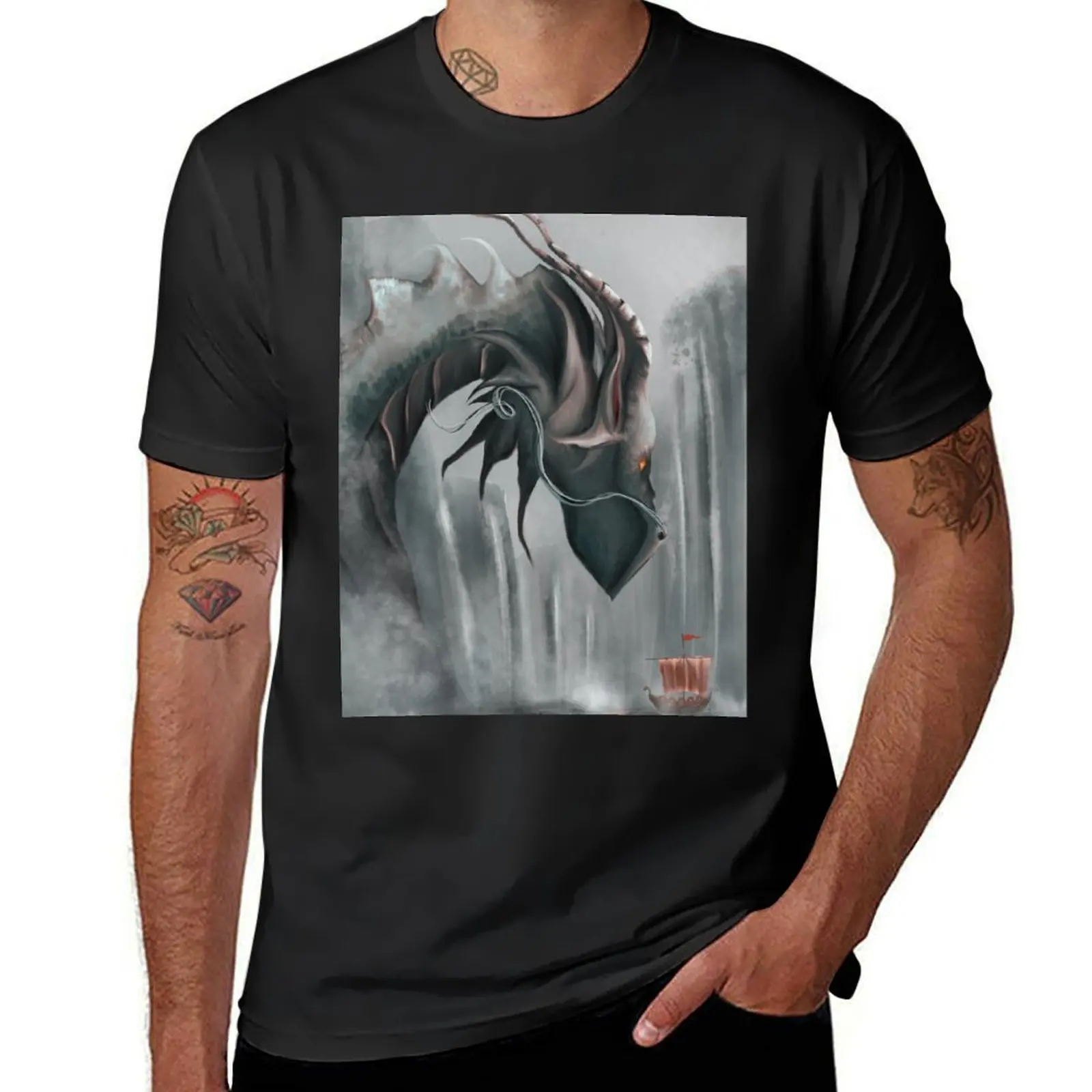 Encounter at Sea T-Shirt graphic t shirts korean fashion new edition tshirts for men