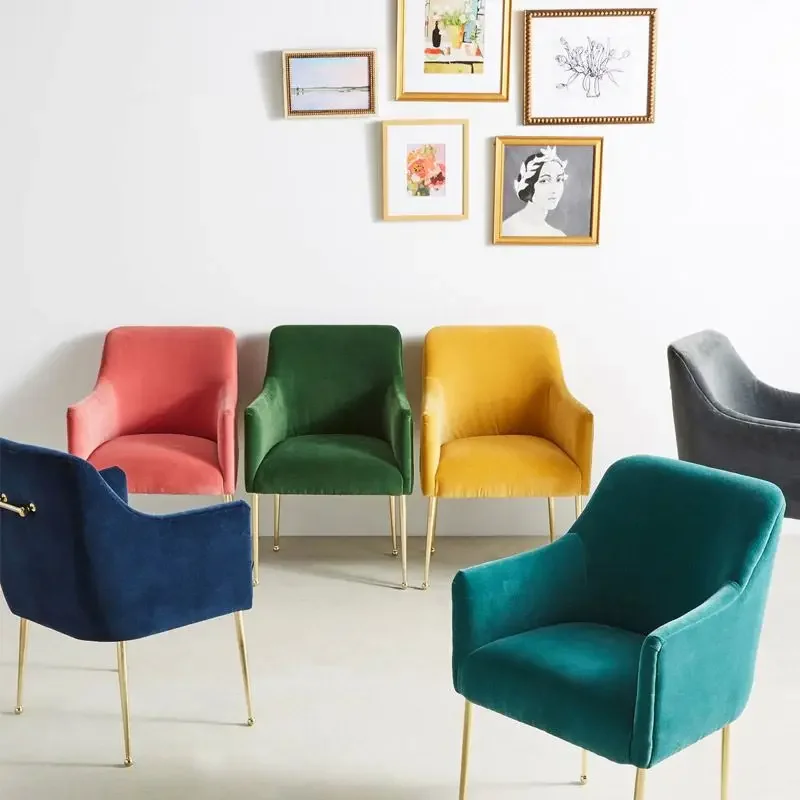

ABCModern Light Luxury Cloth Simle Style Leisure Chair Office Negotiation