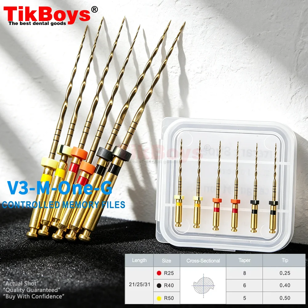 Dental Only One Files Dental Reciprocating Blue Endodontic Files R25 Heat Activated Reciprocation Rotary Files Dentistry Tools