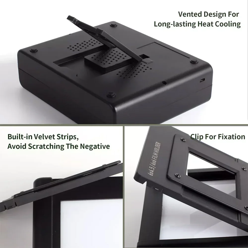 Digital Film Scanner Light Box Holder For 135 120 4X5 Slide Film Negative Viewer cameras accessories