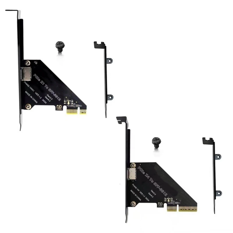 Oculink SFF 8612 Host Adapter for PCIe x4x1 SFF8639 SSDs Offering Fast Speed Data Transmission