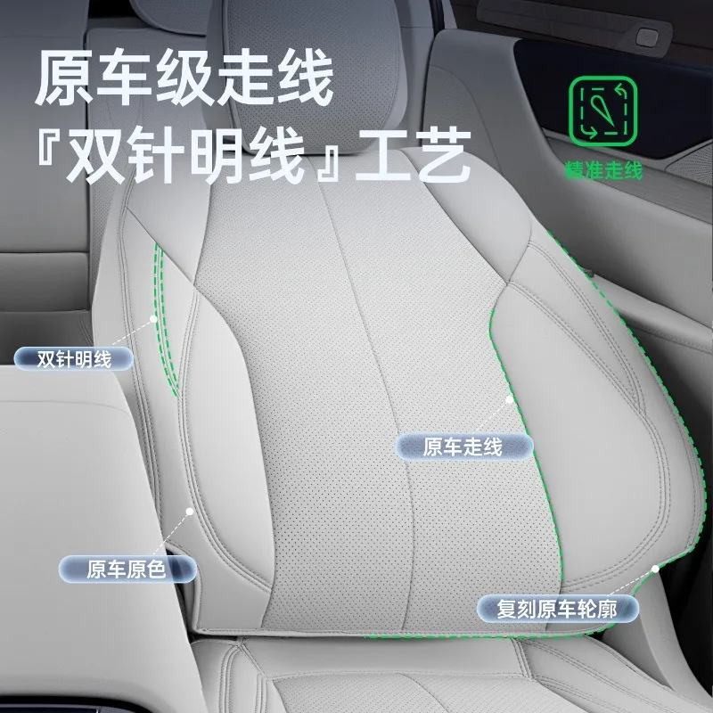 Custom Full Wrap Auto Seat Cushion for 2026 Smart7, All Season Seat Cover, Car Interior Refit Accessories