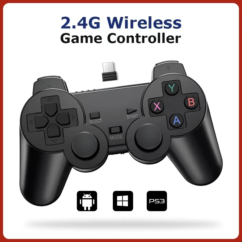 Contrôleur de jeu sans fil 2.4GHz pour PS3/TV Box/téléphone Android PC manette de jeu contrôle pour accessoires PS3