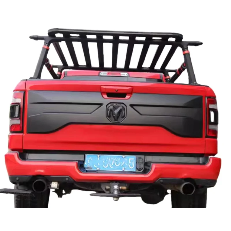 Suitable for 19-24 year Dodge Ram RAM1500 rear tailgate guard, door anti scratch strip, rear tailgate trim, wheel arches