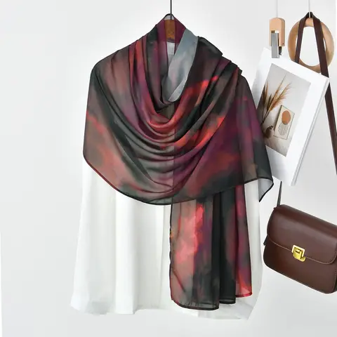 12 best sales मुद्रित शिफॉन हिजाब - №9