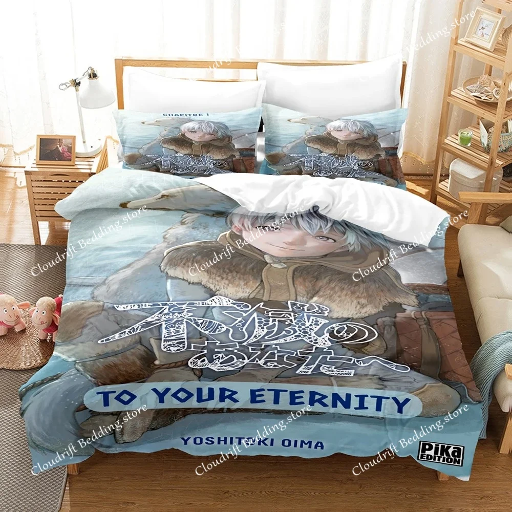 

3d Cartoons To Your Eternity Bedding Sets Duvet Cover Set With Pillowcase Twin Full Queen King Bedclothes Bed Linen Home Textile