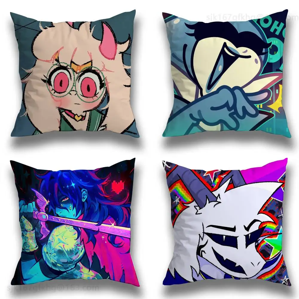 

D-Deltarune Kris Game Pillow Case Pillow Case Living Room Sofa Cushion Cover Suitable For Home Bedroom Room Decoration