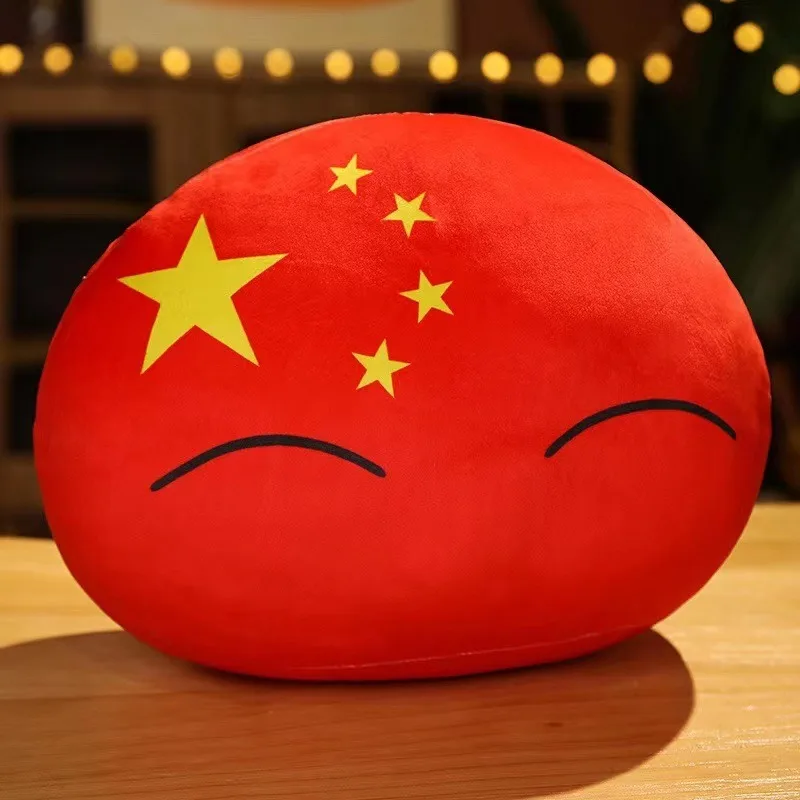 2026 New Polish Ball Plush Toy Cute Countryball Stuffed Doll Soft Round Plushie Collectible Gift for Kids Fans Room Decoration
