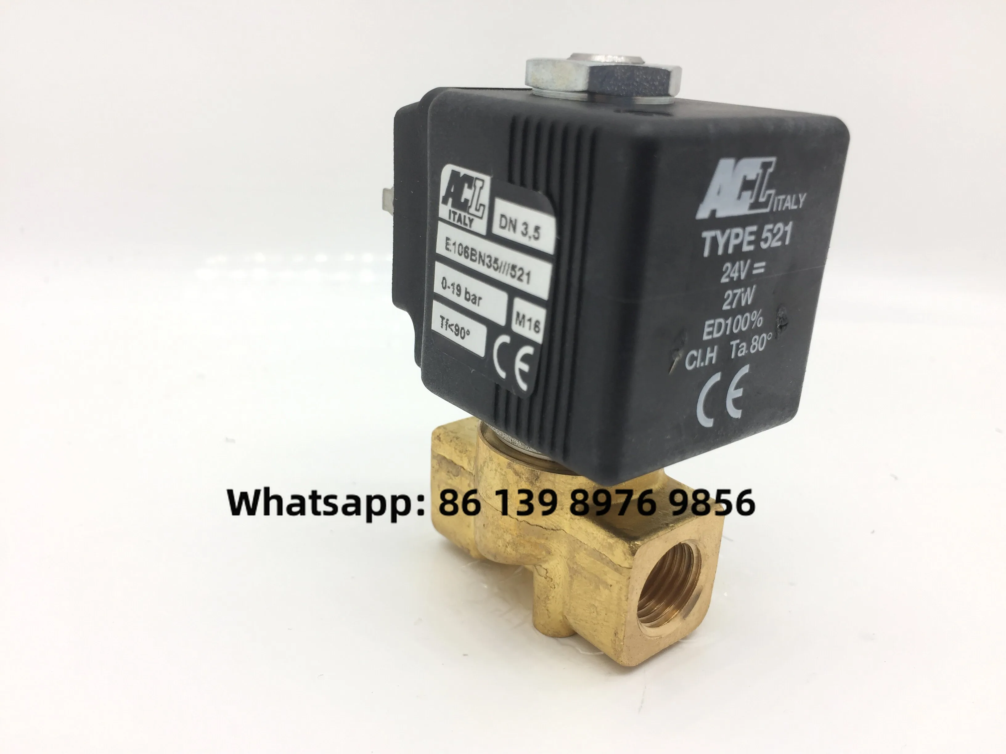 Italian ACL Refrigerant Solenoid Valve E106bn35///521 Dc24v