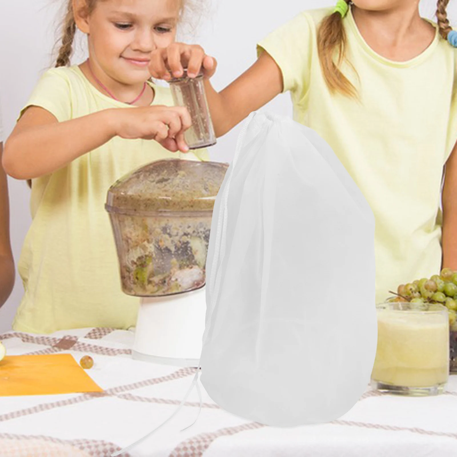 

Filter Bag Filtering Strainer Bags with Breathable Mesh Jelly for Making Juice Tea Screen