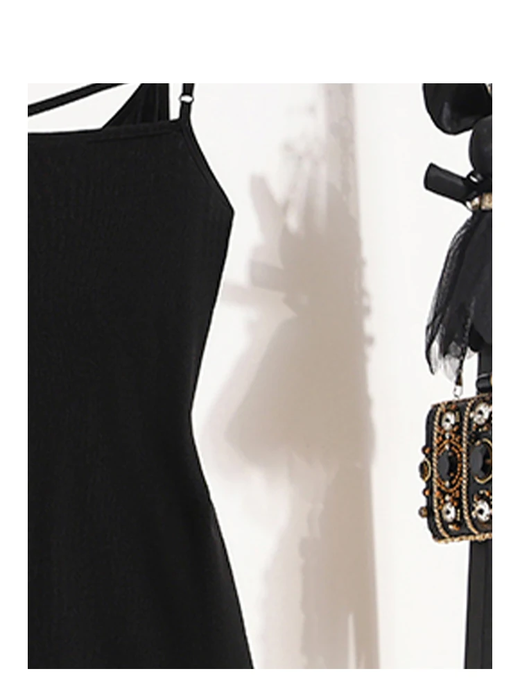 

Летняя женская накидка больших размеров Dr Cara CLUB на бретельках, свободная посадка для похудения, корейская одежда для поездок на работу, ветер, полиэфирное волокно