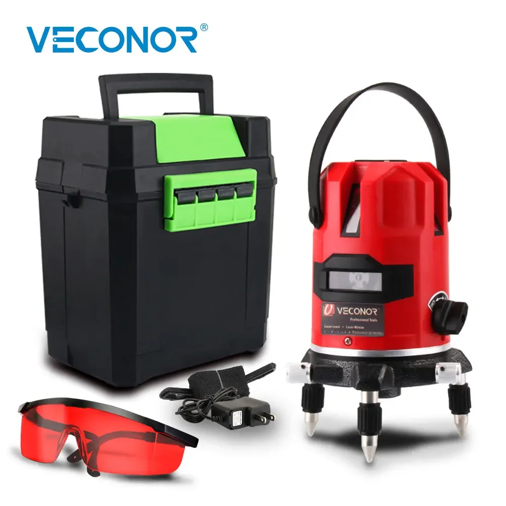 

Self leveling Cross Line Measuring Tools Laser Level 5 Lines 6 Points
