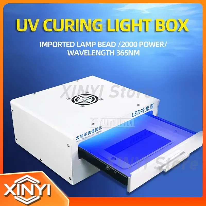 for 1/2kw High Power UV Ultraviolet Curing Lamp for OCA adhesive Glue Resin Green Oil Solder Pcb Board Coating Lcd Screen
